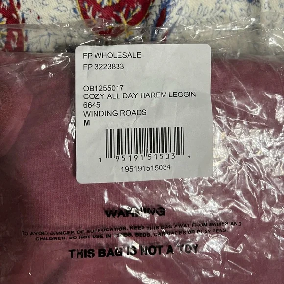 NWT Intimately Free People Cozy All Day harem leggings sz M - Picture 4 of 4